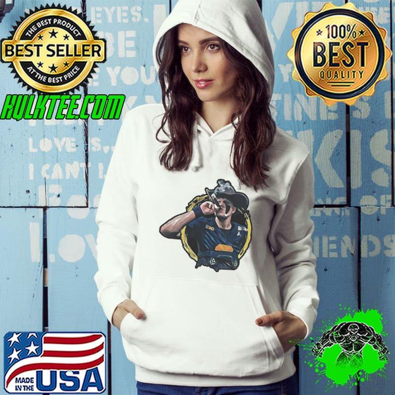 J.J. McCarthy Smoke Michigan Wolverines shirt