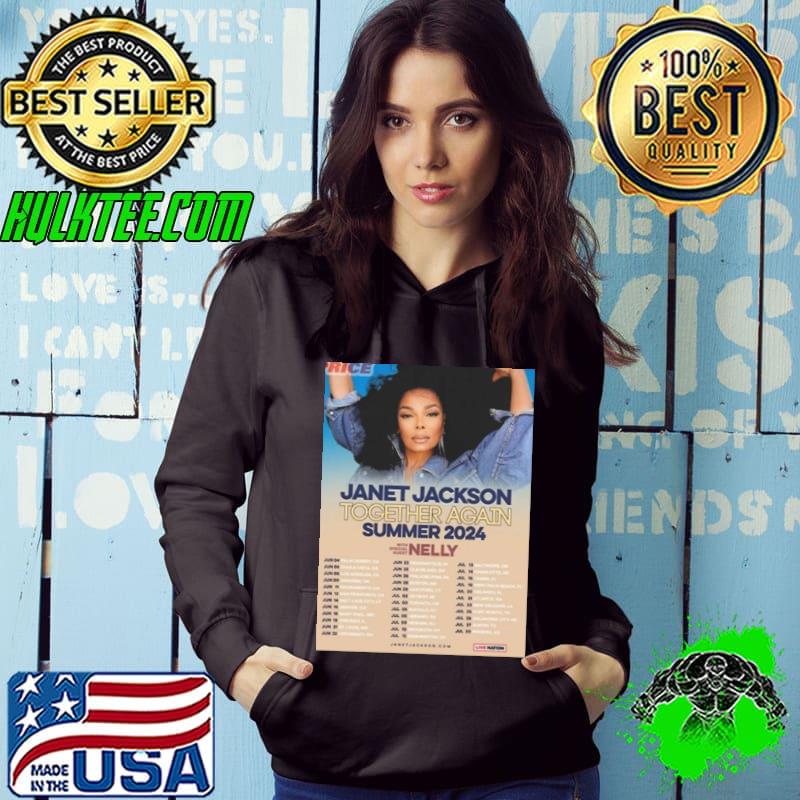 Janet Jackson Together Again Summer Dates Tour 2024 s Hoodie Janet Jackson Together Again Summer Dates Tour 2024 s Hoodie