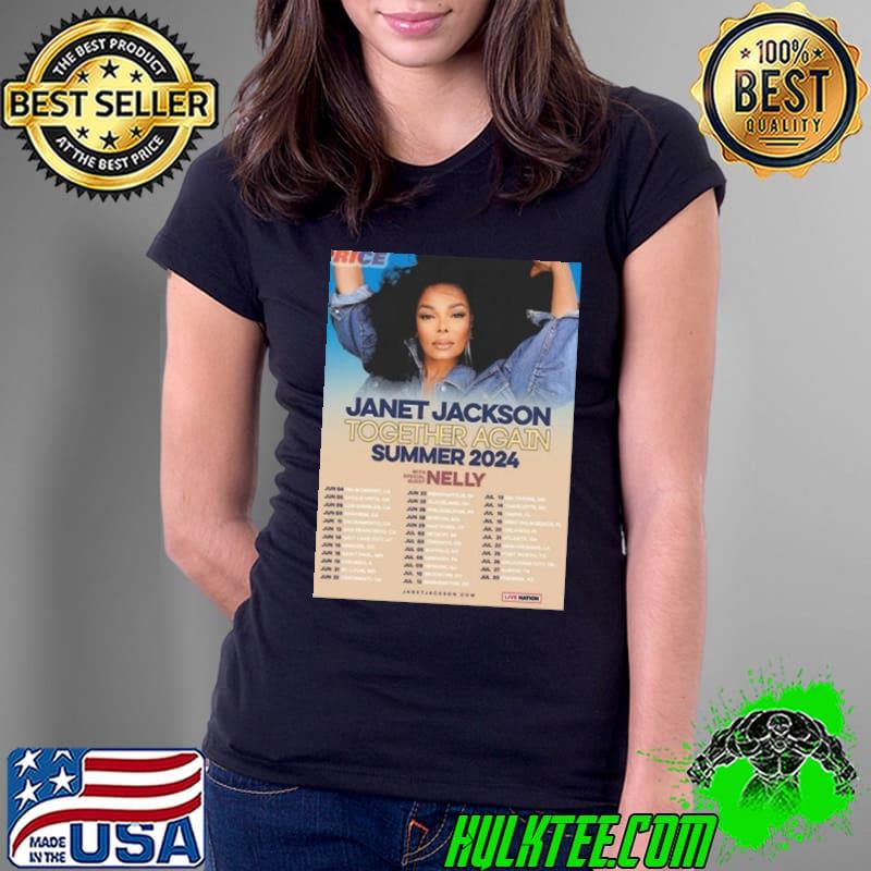 Janet Jackson Together Again Summer Dates Tour 2024 shirt