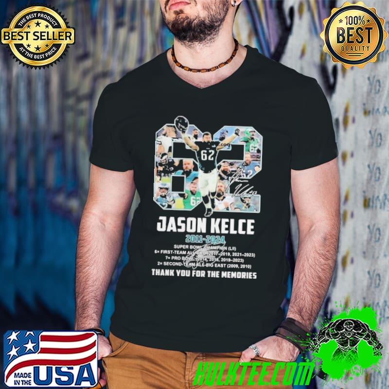 Jason Kelce 2011 – 2024 Thank You For The Memories Signature Shirt Guys V Neck Jason Kelce 2011 – 2024 Thank You For The Memories Signature Shirt Guys V Neck