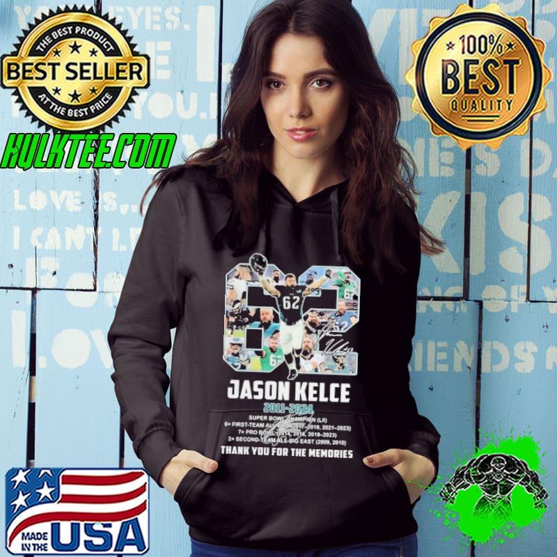 Jason Kelce 2011 – 2024 Thank You For The Memories Signature Shirt Hoodie Jason Kelce 2011 – 2024 Thank You For The Memories Signature Shirt Hoodie