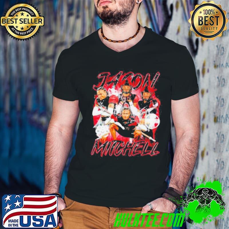 Jason Mitchell San Diego State Aztecs vintage s Guys V Neck Jason Mitchell San Diego State Aztecs vintage s Guys V Neck