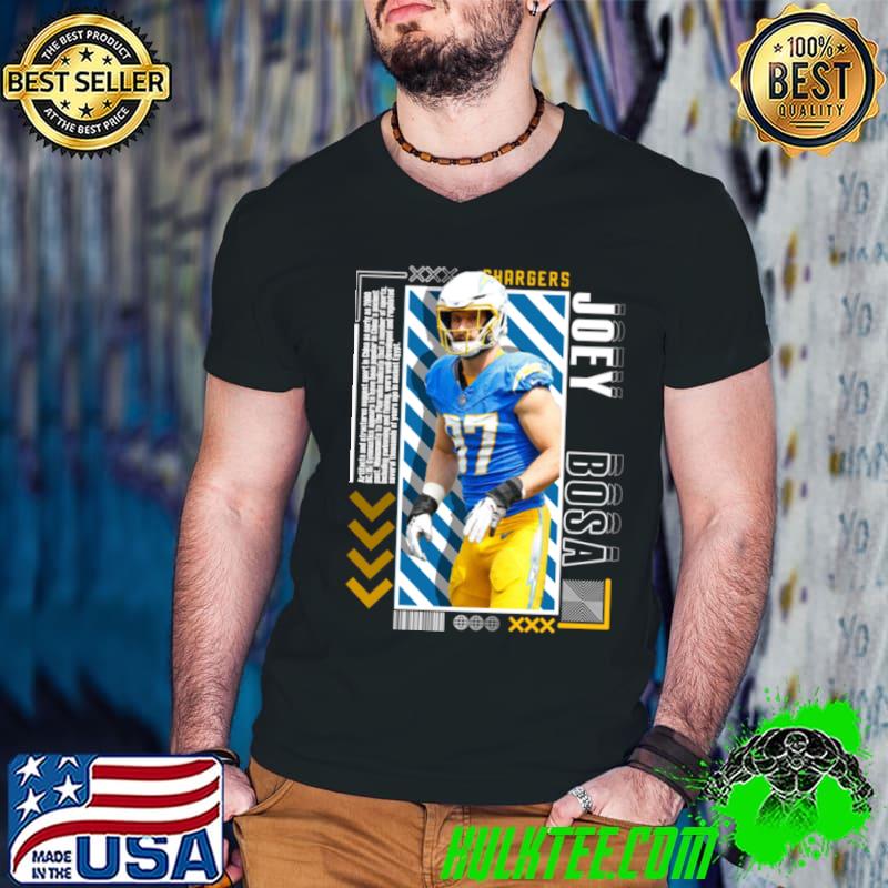 Joey Bosa American football linebacker for the Los Angeles Chargers T-Shirt Guys V Neck Joey Bosa American football linebacker for the Los Angeles Chargers T-Shirt Guys V Neck