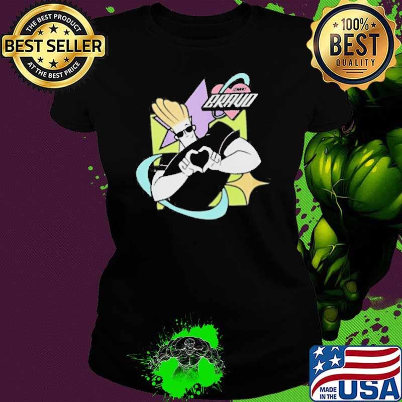 Johnny Bravo Character Ringer Shirts