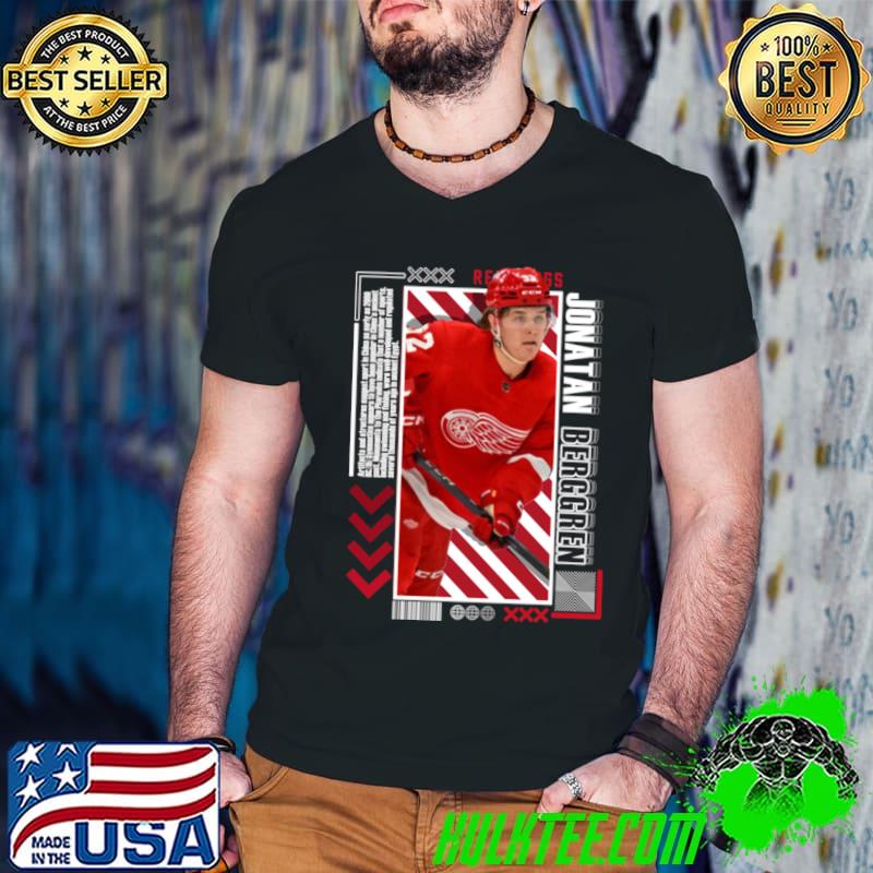 Jonatan Berggren Swedish professional ice hockey forward for the Grand Rapids Griffins T-Shirt Guys V Neck Jonatan Berggren Swedish professional ice hockey forward for the Grand Rapids Griffins T-Shirt Guys V Neck