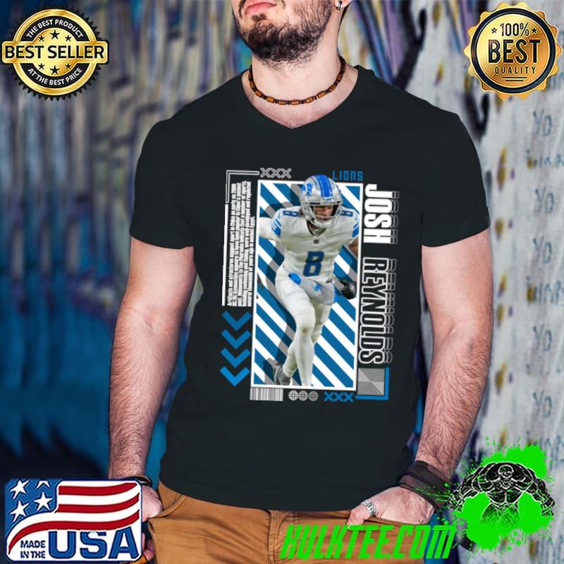 Josh Reynolds American football wide receiver for the Detroit Lions T-Shirt Guys V Neck Josh Reynolds American football wide receiver for the Detroit Lions T-Shirt Guys V Neck