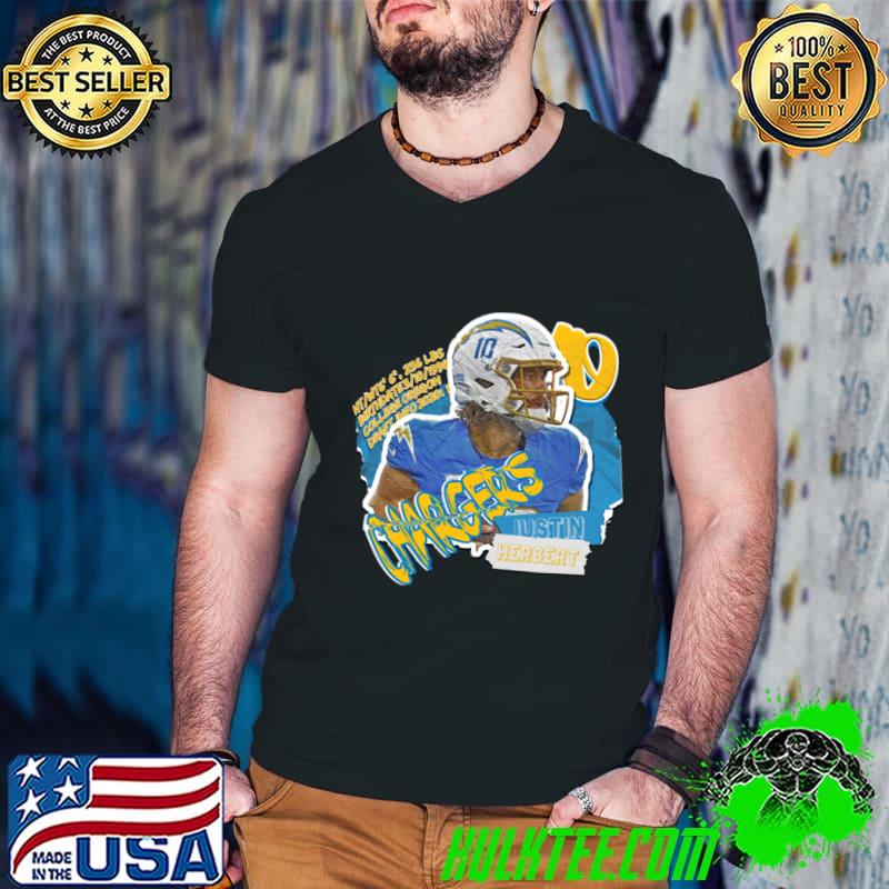 Justin Herbert Superstar American football quarterback for the Los Angeles Chargers T-Shirt