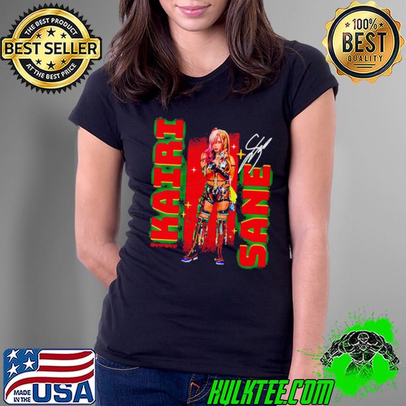 Kairi Sane pose signature vintage s Ladies Tee Kairi Sane pose signature vintage s Ladies Tee