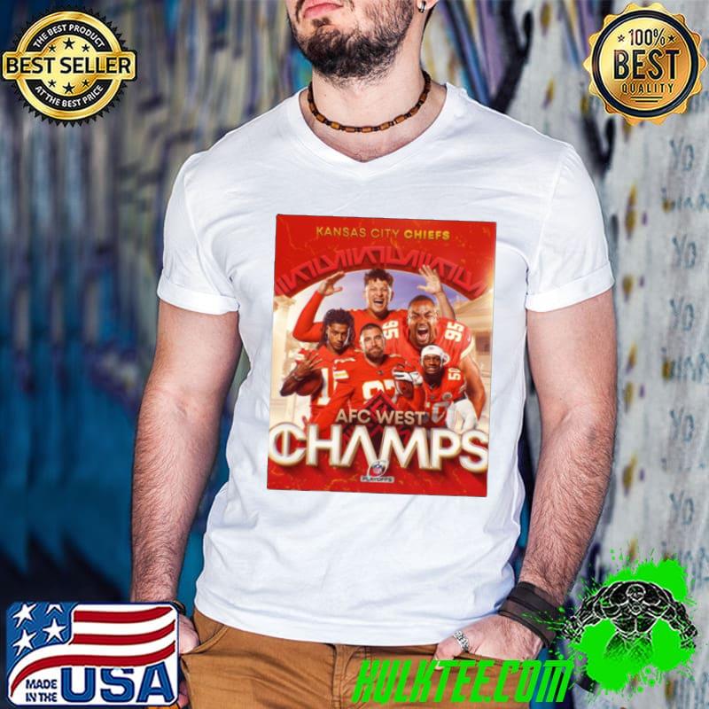 Kansas City Chiefs 8th straight years AFC West Champ Shirt Guys V Neck Kansas City Chiefs 8th straight years AFC West Champ Shirt Guys V Neck