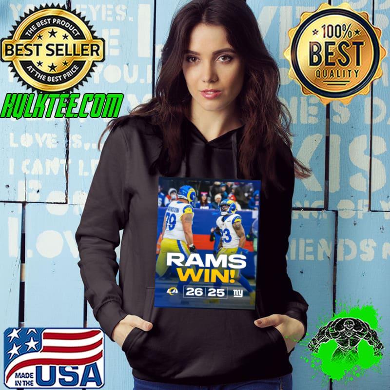 Los Angeles Rams Win 26 25 New York Giants Clinch A 2023 Playoff Final Score Shirt
