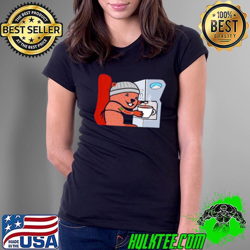 Maramot oregon beaver barista s Ladies Tee Maramot oregon beaver barista s Ladies Tee