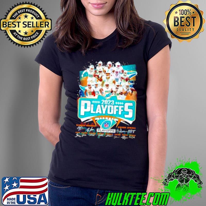 Miami Dolphins Team 2023 NFL Playoffs Signatures shirt