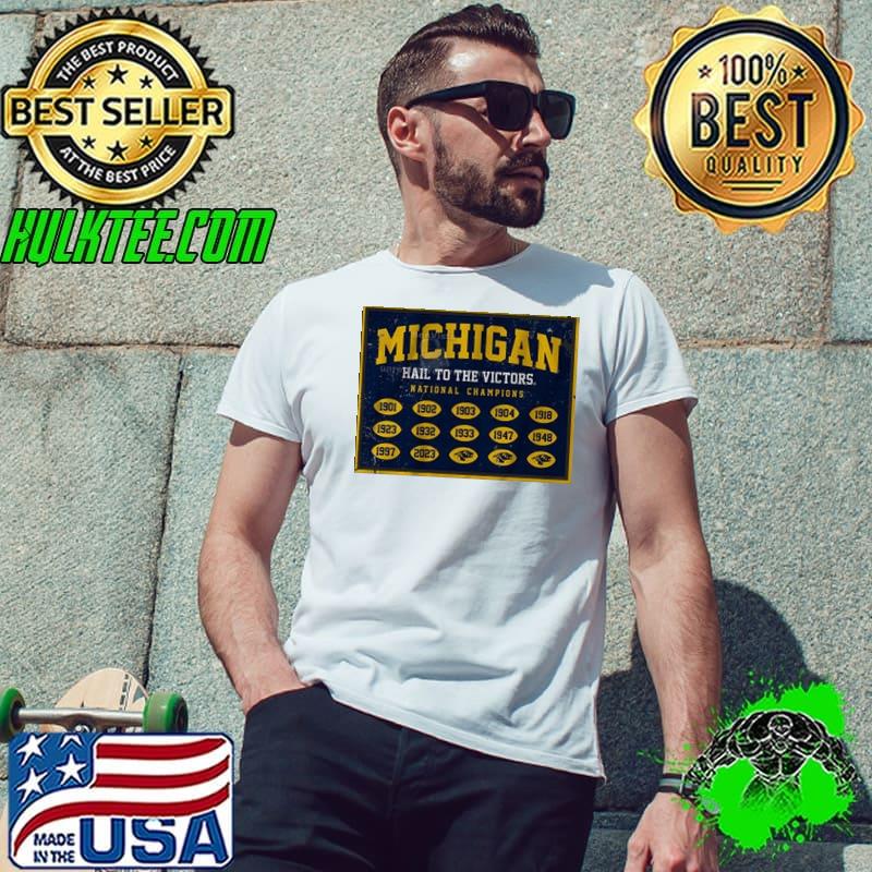 Michigan Football National Champs Banner shirt