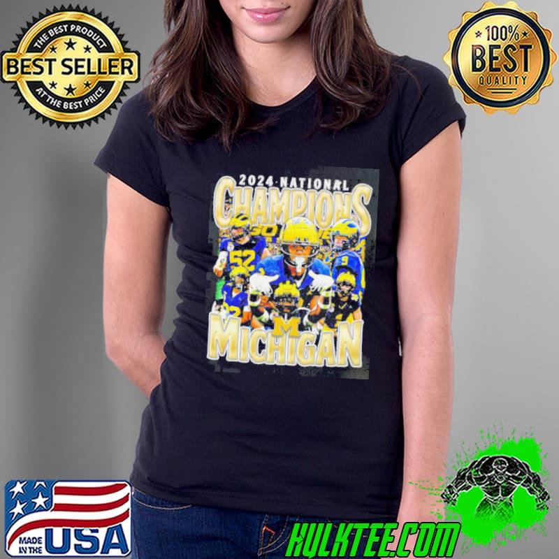 Michigan Wolverines 2024 National Champion Michigan s Ladies Tee Michigan Wolverines 2024 National Champion Michigan s Ladies Tee