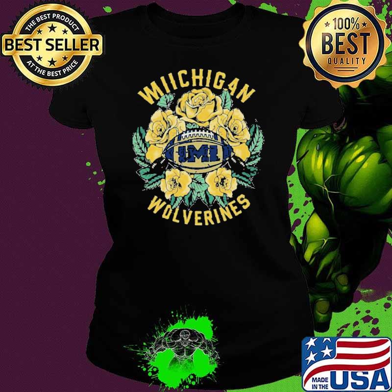Michigan Wolverines Rose Bowl 2024 Cfp Semi Vintage Flower T Shirt