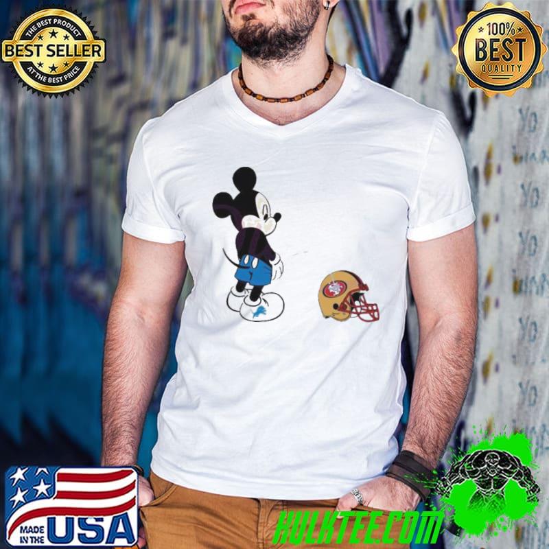 Mickey Lions Piss On San Francisco 49ers shirt