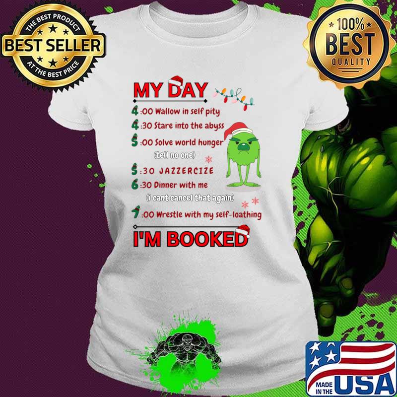 My day schedule I’m booked Christmas sweater Christmas 202324 T-Shirt