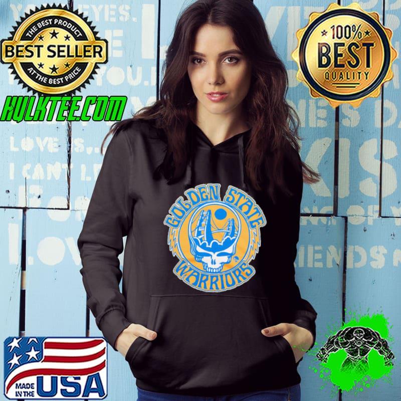 NBA x Grateful Dead x Warriors Skull Shirt