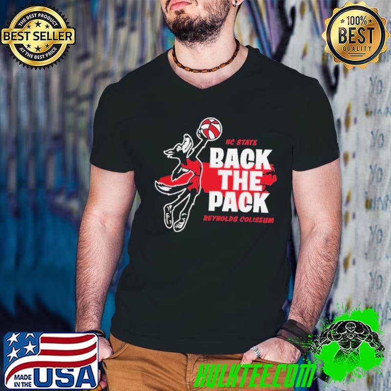 NC State Basketball Back the Pack Shirts Guys V Neck NC State Basketball Back the Pack Shirts Guys V Neck
