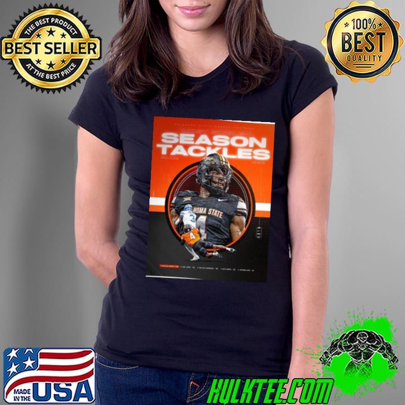 Nick Martin 4 Oklahoma State Cowboys Football Rises To Be The Most Season Tackles Since 1986 shirt