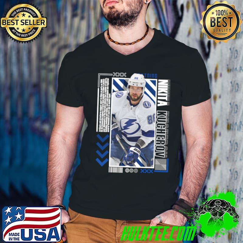 Nikita Kucherov Russian professional ice hockey right winger and alternate captain for the Tampa Bay Lightning T-Shirt Guys V Neck Nikita Kucherov Russian professional ice hockey right winger and alternate captain for the Tampa Bay Lightning T-Shirt Guys V Neck