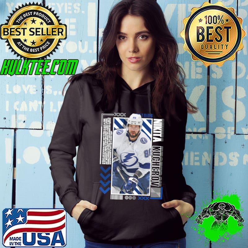 Nikita Kucherov Russian professional ice hockey right winger and alternate captain for the Tampa Bay Lightning T-Shirt Hoodie Nikita Kucherov Russian professional ice hockey right winger and alternate captain for the Tampa Bay Lightning T-Shirt Hoodie