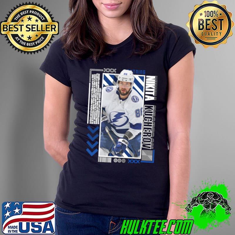 Nikita Kucherov Russian professional ice hockey right winger and alternate captain for the Tampa Bay Lightning T-Shirt