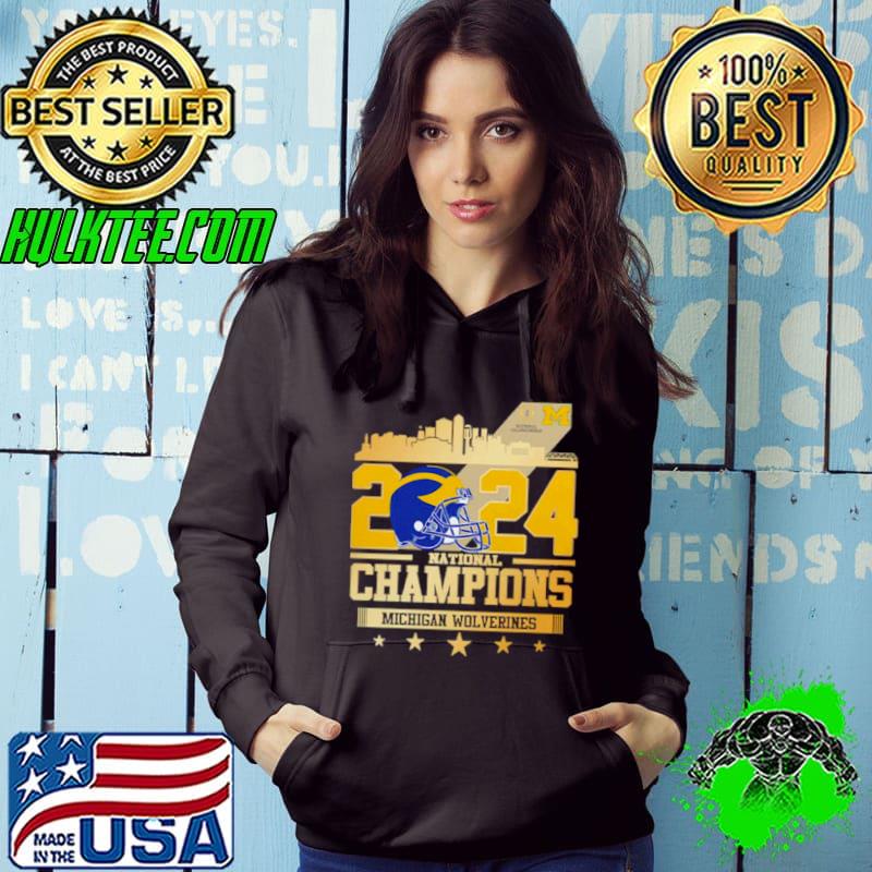 Official 2024 National Champions Michigan Wolverines Football Helmet Shirt Hoodie Official 2024 National Champions Michigan Wolverines Football Helmet Shirt Hoodie