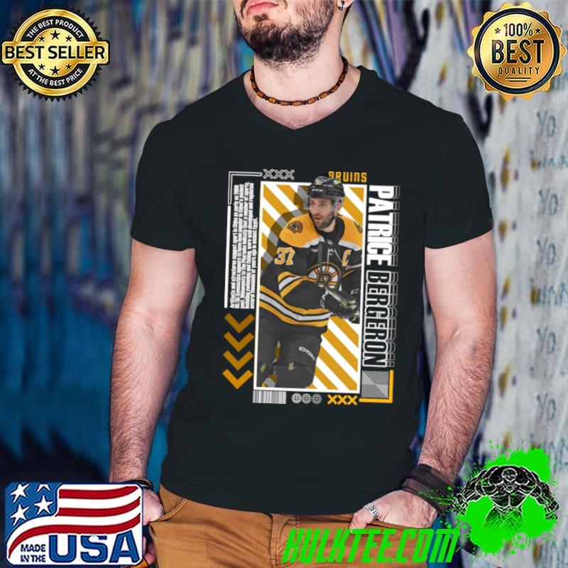Patrice Bergeron Canadian former professional ice hockey centre NHL T-Shirt Guys V Neck Patrice Bergeron Canadian former professional ice hockey centre NHL T-Shirt Guys V Neck