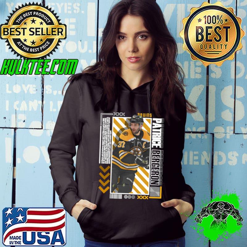 Patrice Bergeron Canadian former professional ice hockey centre NHL T-Shirt Hoodie Patrice Bergeron Canadian former professional ice hockey centre NHL T-Shirt Hoodie