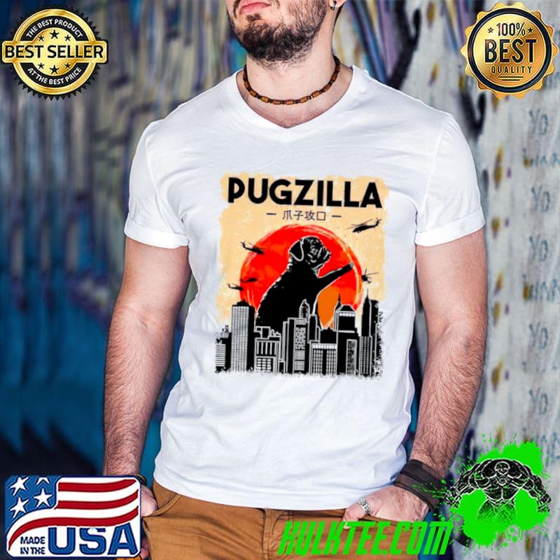 Pugzilla Funny Dog Shirt