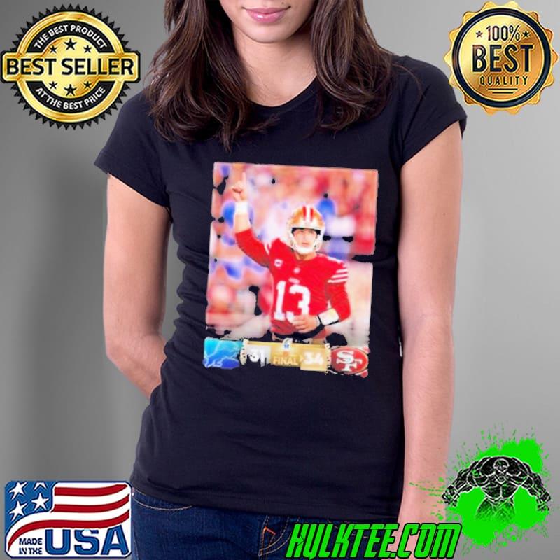 San Francisco 49Ers Win 34 31 Detroit Lions 2023 Nfc Champions Final Score shirt