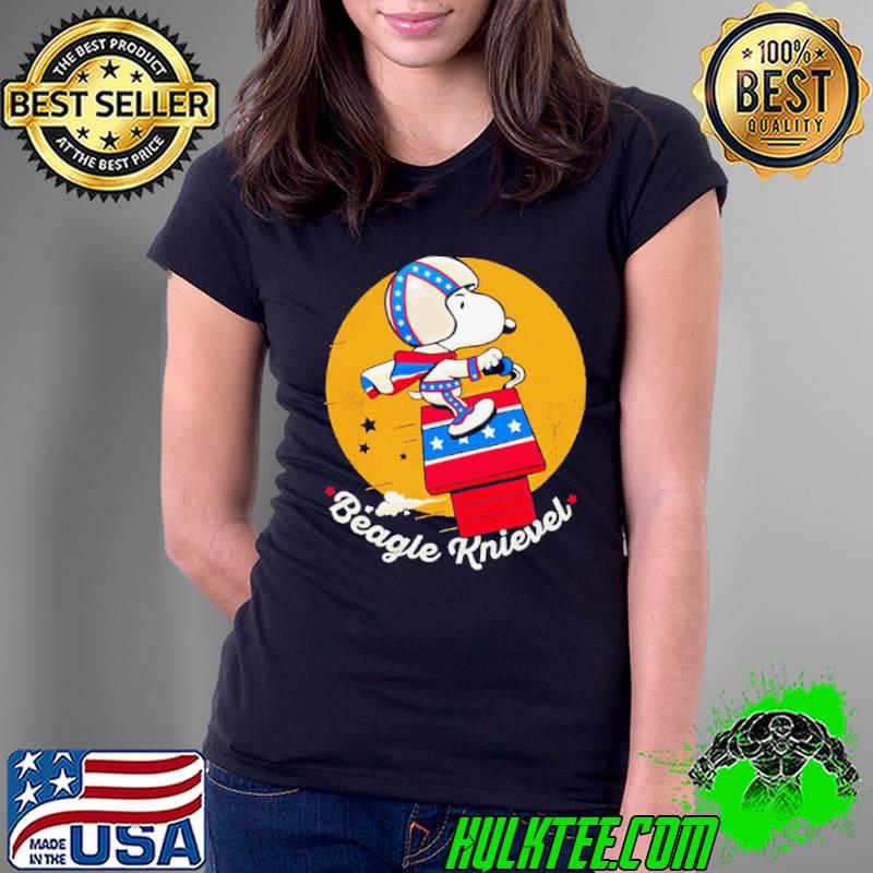 Snoopy Peanuts Beagle knievel shirt