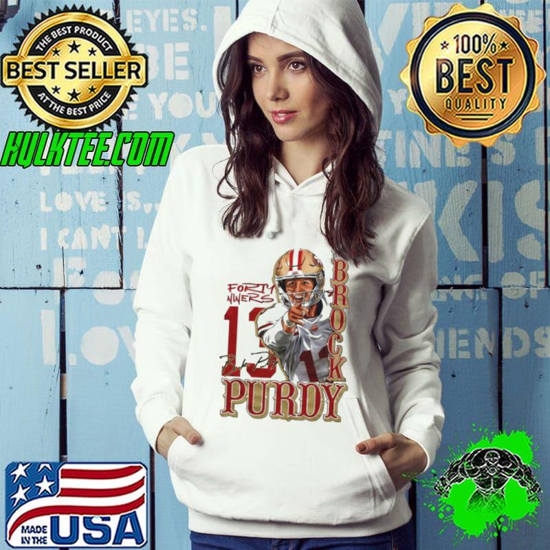 Sortie Brock Purdy Forty Niner Football Player Signature s Hoodie Sortie Brock Purdy Forty Niner Football Player Signature s Hoodie