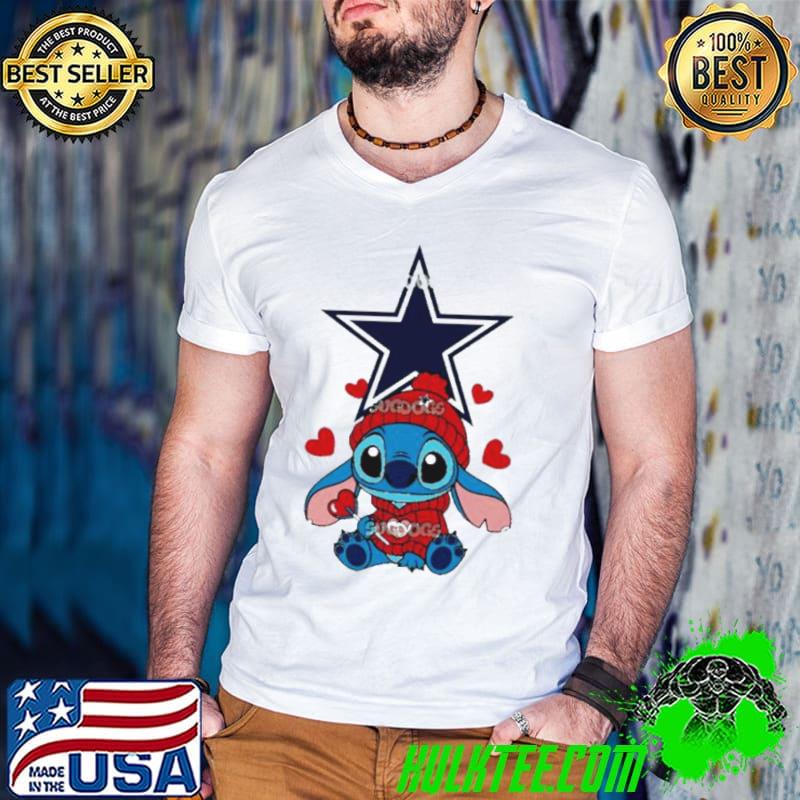 Stitch Valentine Candy Heart Dallas Cowboys shirt