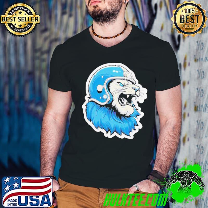 Strong Detroit Lion Wearing Helmet shirt