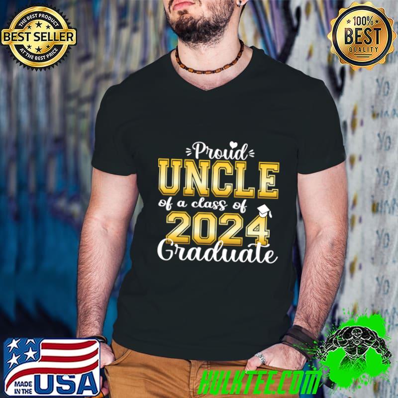 Super Proud Uncle of 2023 Graduate Awesome Family College T-Shirt