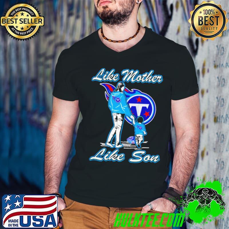 Tennessee Titans like mother like son s Guys V Neck Tennessee Titans like mother like son s Guys V Neck