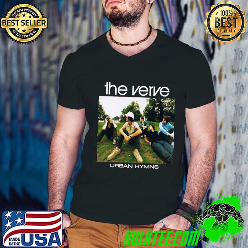 The verve urban hymns bass guitarist Simon Jones and drummer Peter Salisbury T-Shirt Guys V Neck The verve urban hymns bass guitarist Simon Jones and drummer Peter Salisbury T-Shirt Guys V Neck