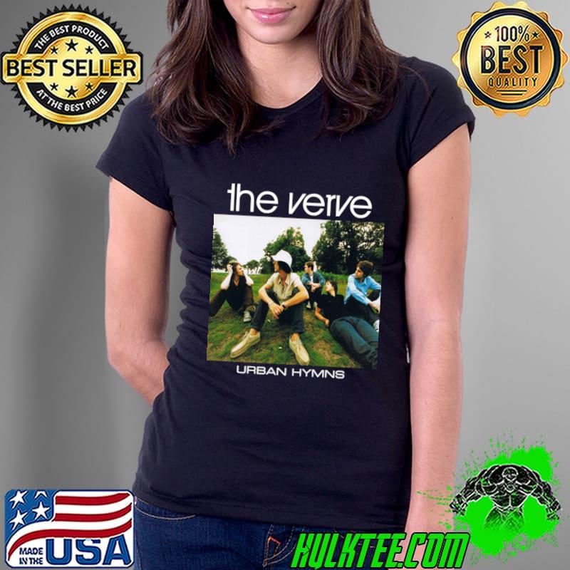 The verve urban hymns bass guitarist Simon Jones and drummer Peter Salisbury T-Shirt Ladies Tee The verve urban hymns bass guitarist Simon Jones and drummer Peter Salisbury T-Shirt Ladies Tee