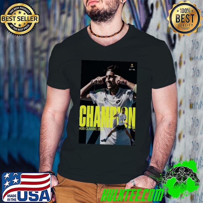 The Winner Of The 2024 Asb Classic Is Alejandro Tabilo In Auckland shirt