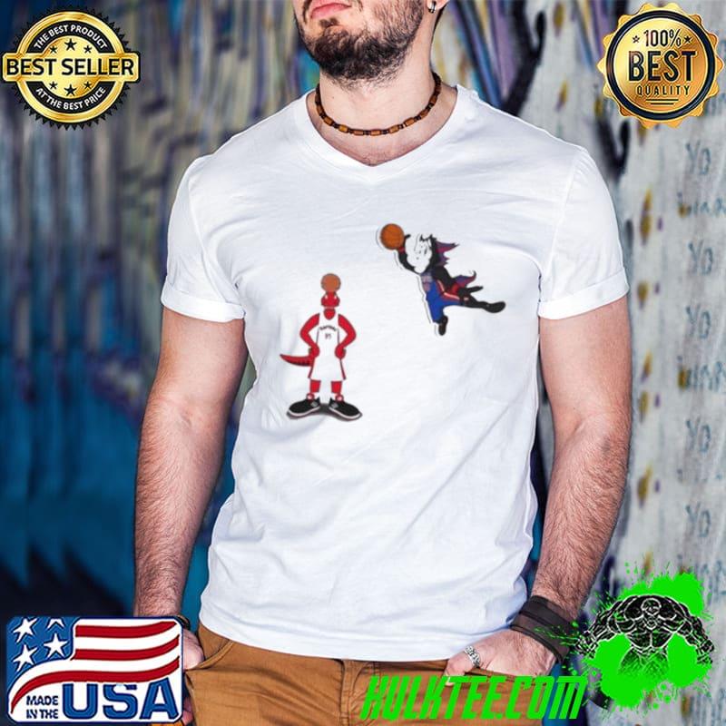Toronto Raptors VS Detroit Pistons NBA Mascot Shirt