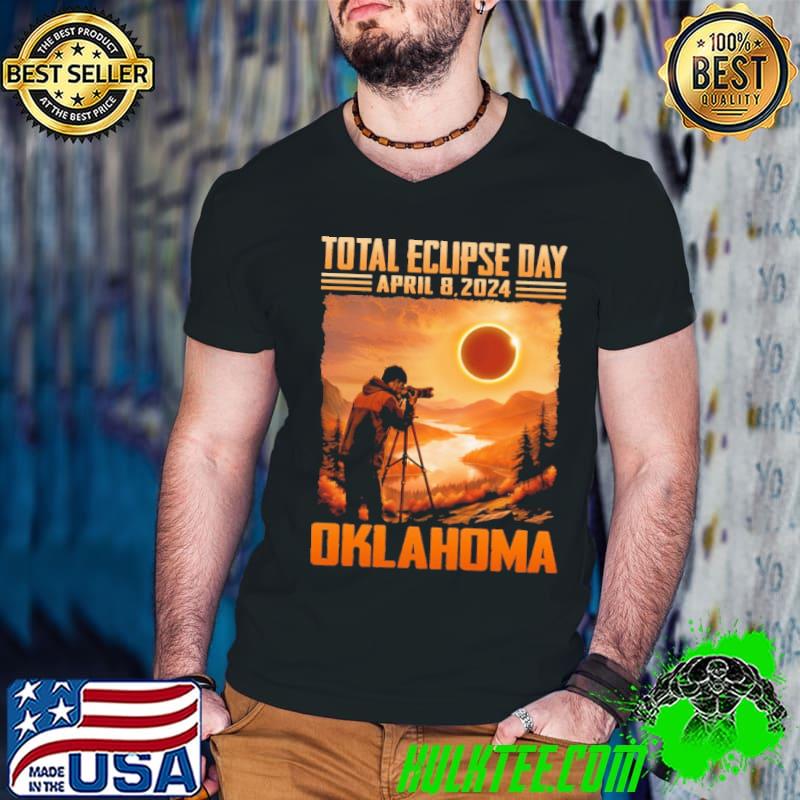 Total eclipse day oklahoma sunset shirt