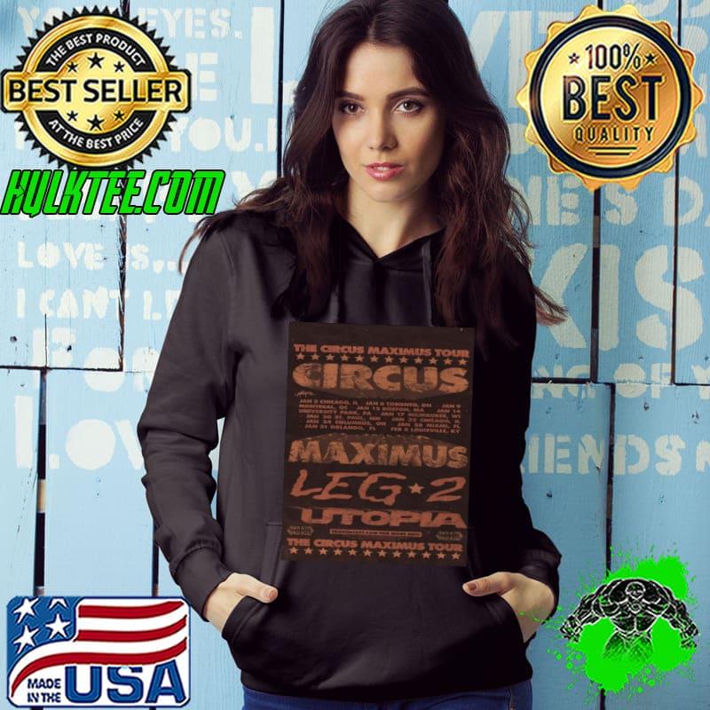 Travis Scott The 2024 Circus Maximus Tour Leg 2 Utopia Schedule shirt
