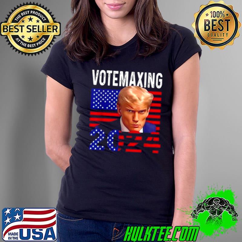 Trump Looksmax Trump Mewing Vote Maxxing 2024 Shirt