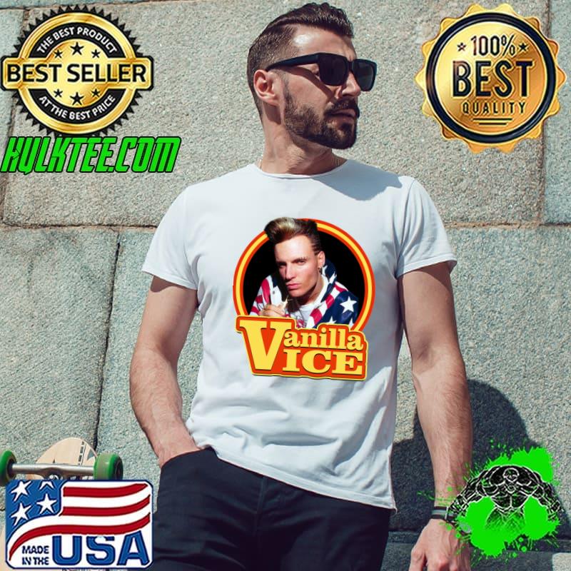 Vanilla Ice world tour Vintage Liveshow American rapper actor and television host T-Shirt