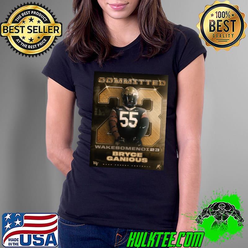 Wakesomenoi23 Bryce Ganious committed Wake Forest football shirt
