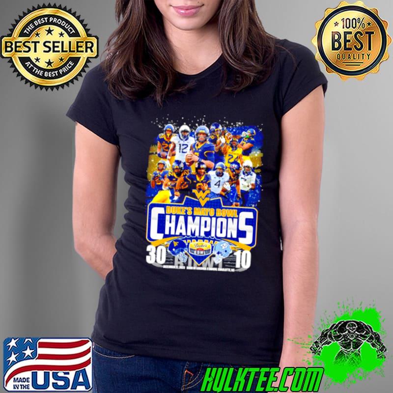 West Virginia Football 2023 Duke’s Mayo Bowl Champions Victory North Carolina 30 10 Shirt