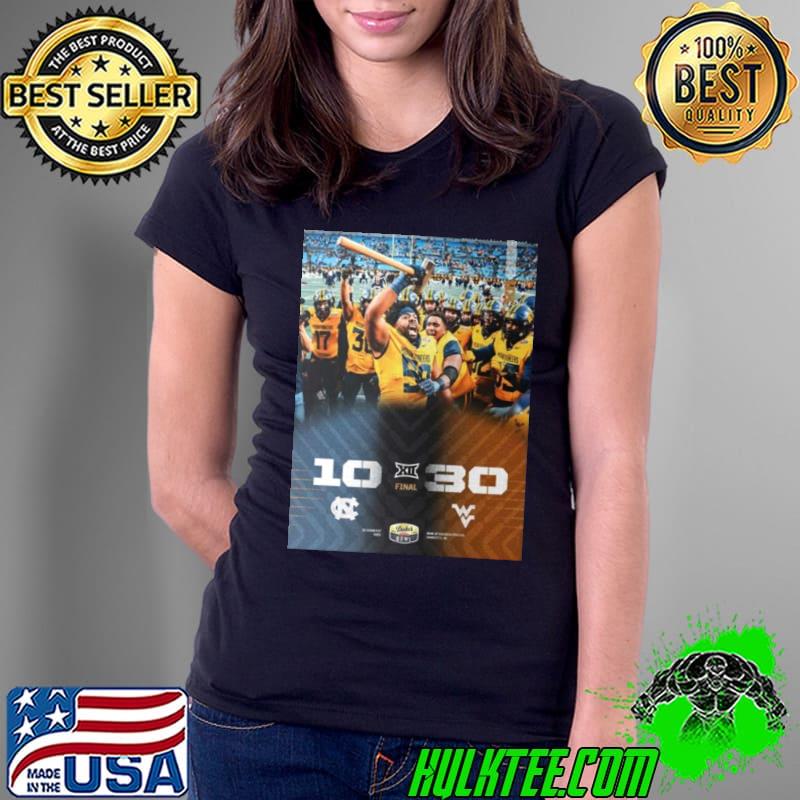 West Virginia Mountaineers Football Defeated North Carolina Football 30 10 Become 2023 Duke’s Mayo Bowl Champions shirt