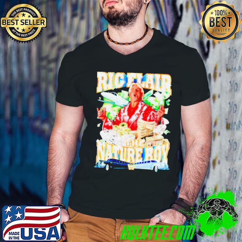 WWE Ric Flair the nature boy s Guys V Neck WWE Ric Flair the nature boy s Guys V Neck